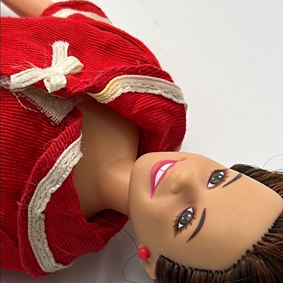 Barbie Doll with Red Jacket and Striped Pants - Picture 7 of 13